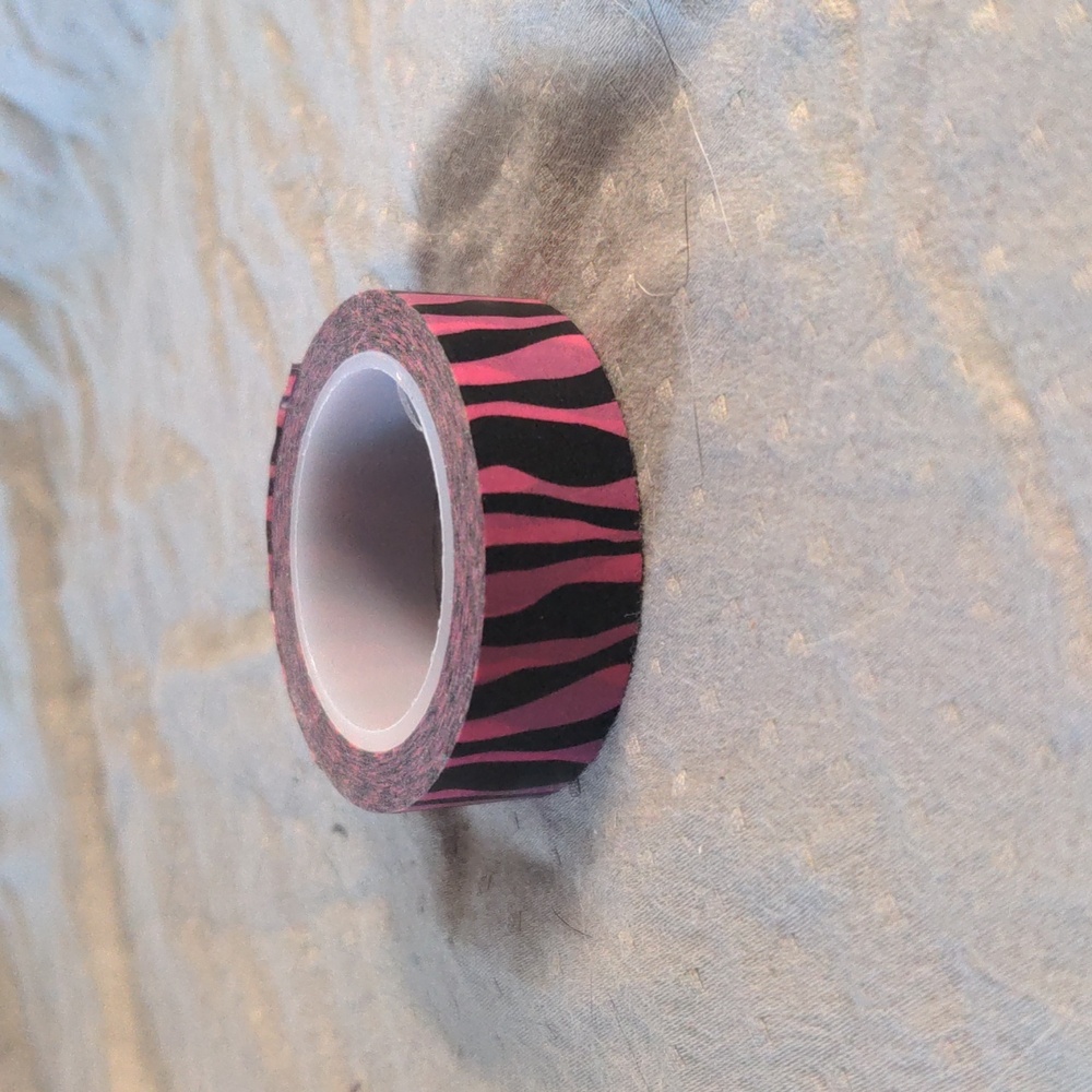 Pink Black Cheetah Washi Tape